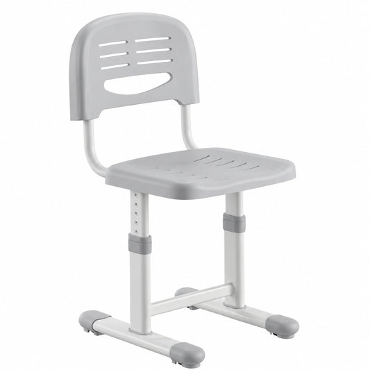 Sedia Ergonomica Regolabile per Bambini, Perfetta per Studio e Cameretta, Colore Grigio