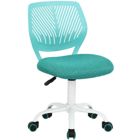 Sedia Ergonomica per Bambini con Ruote in Gomma, Design Moderno Turchese